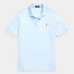 Ralph Lauren Baby Blue Classic Fit Polo Shirt SZ L